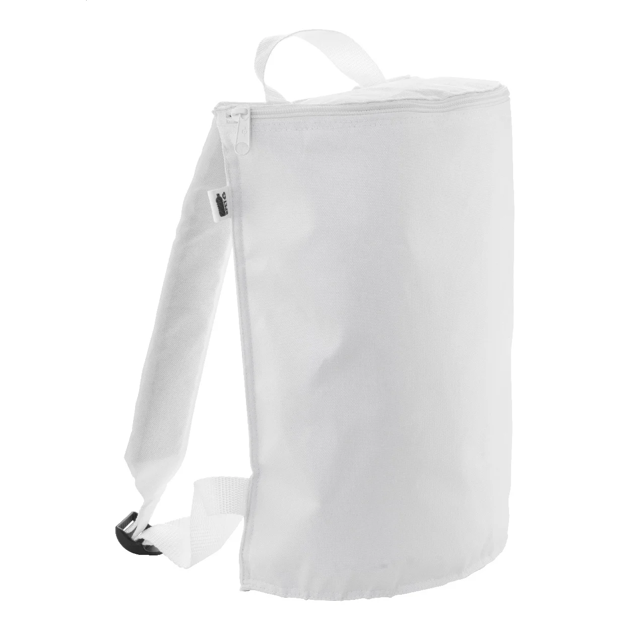 Individueller RPET Kühlrucksack CreaCool Back, weiß – Bild 4
