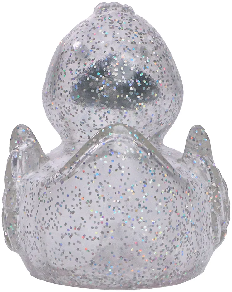 Quietsche-Ente 5,5–9,5 cm, glitzer/silber – Bild 5