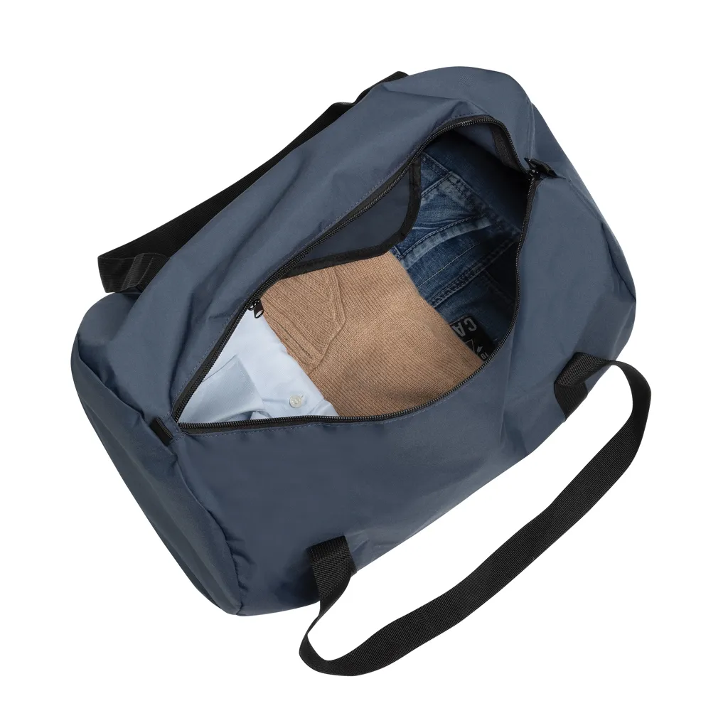 Dillon AWARE™ RPET faltbare Sporttasche, navy blau – Bild 4