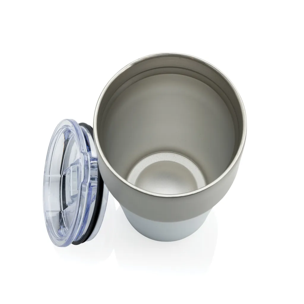 Fluid Becher aus RCS-zertifiziert recyceltem Stahl, 500ml, weiß – Bild 2