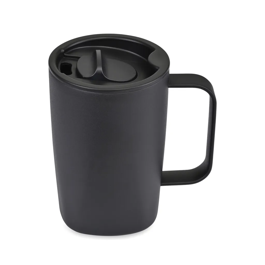 Aviana™ Rowan RCS recycelter Becher 450ml, schwarz – Bild 3