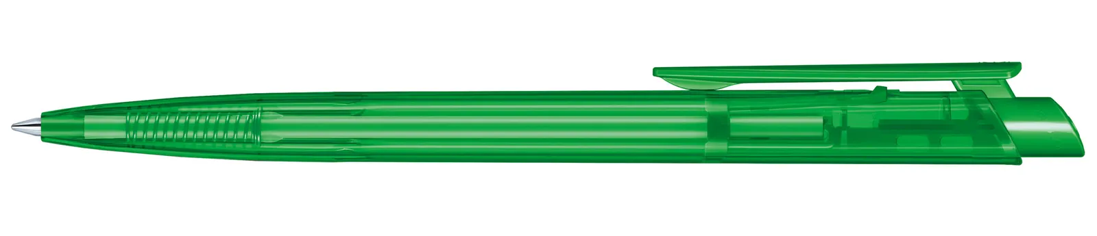 Dart Clear Druckkugelschreiber, Grün 347 – Bild 4