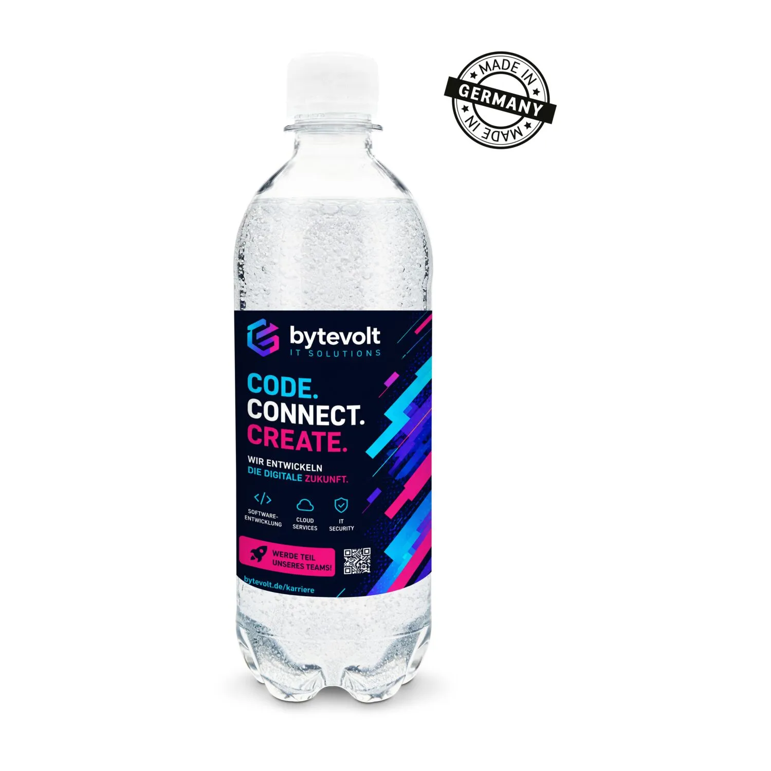 500 ml PromoWater - Mineralwasser mit Kohlensäure, Hergestellt in Deutschland