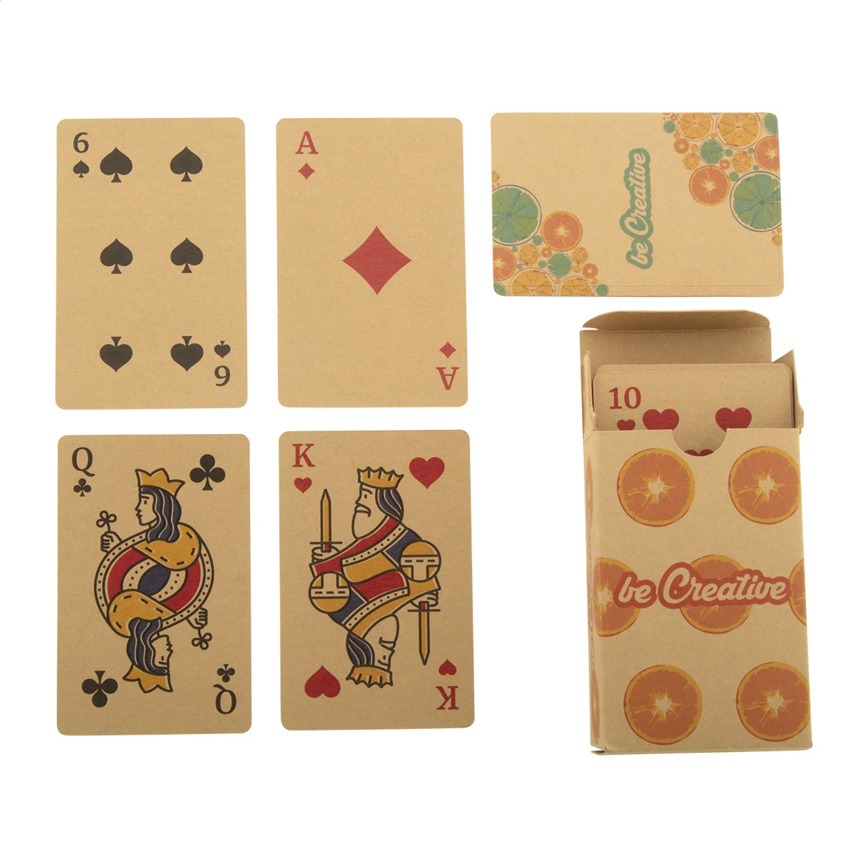 Individuelle Spielkarten CreaCard Eco, natur – Bild 4