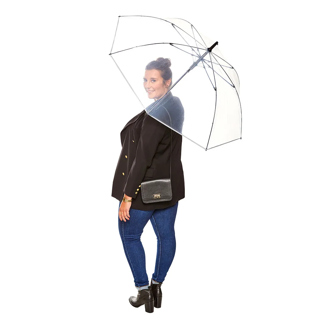 AC-Gästeschirm FARE® Pure, transparent-weiß – Bild 5