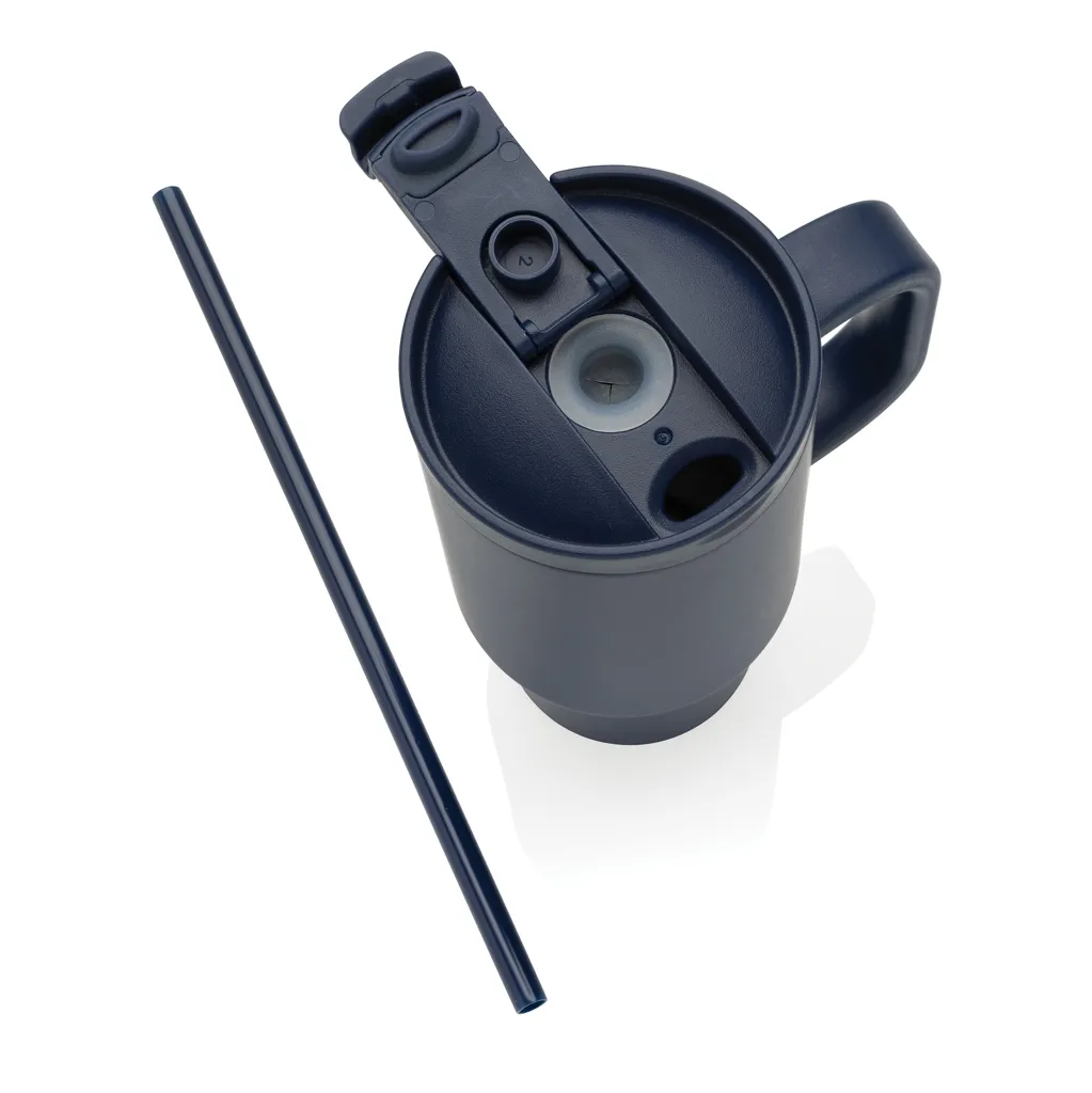 Cruiser kompakter, auslaufsicherer RCS rec. Becher 480ml, navy blau – Bild 4