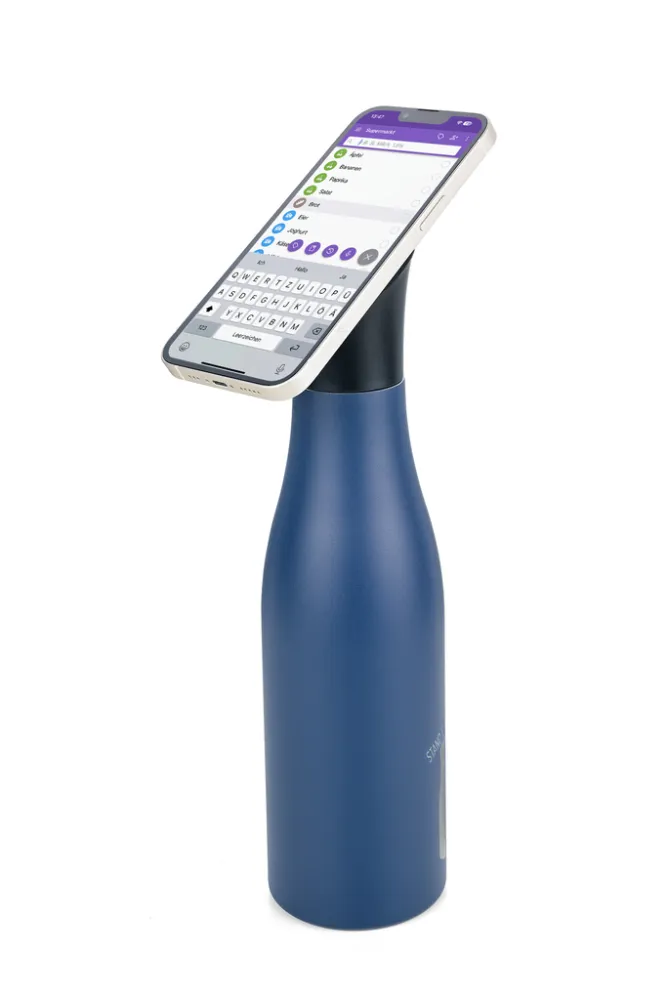 Thermoflasche STAND BY ME blau, blau – Bild 4