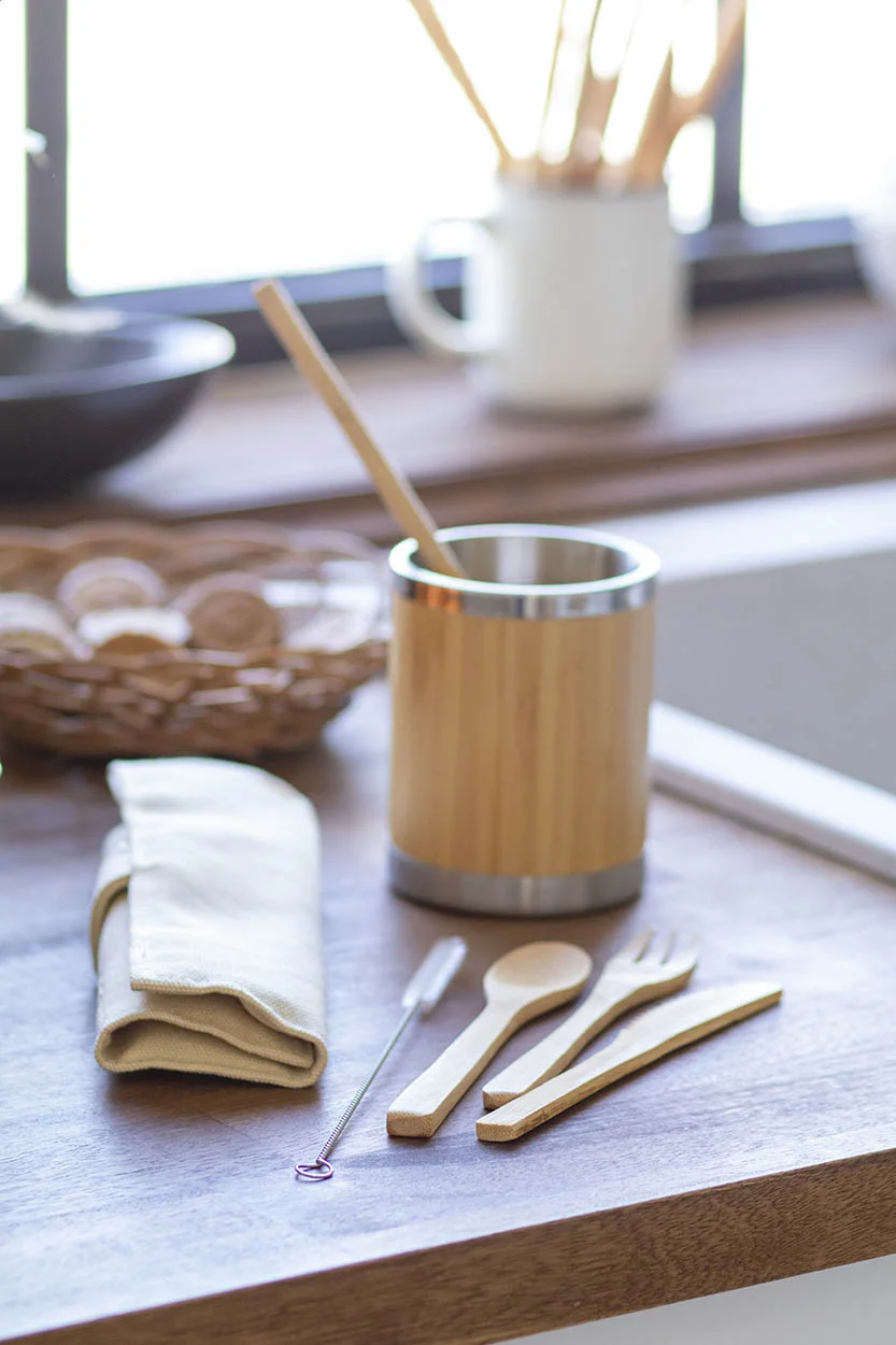 Besteck-Set Rollery, natur – Bild 5