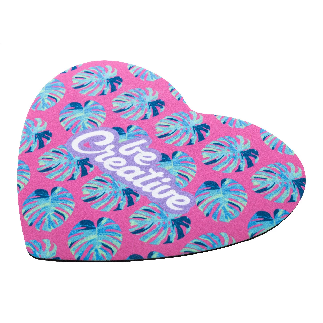 Mauspad RPET CreaFelt Cursor Love, weiß – Bild 4