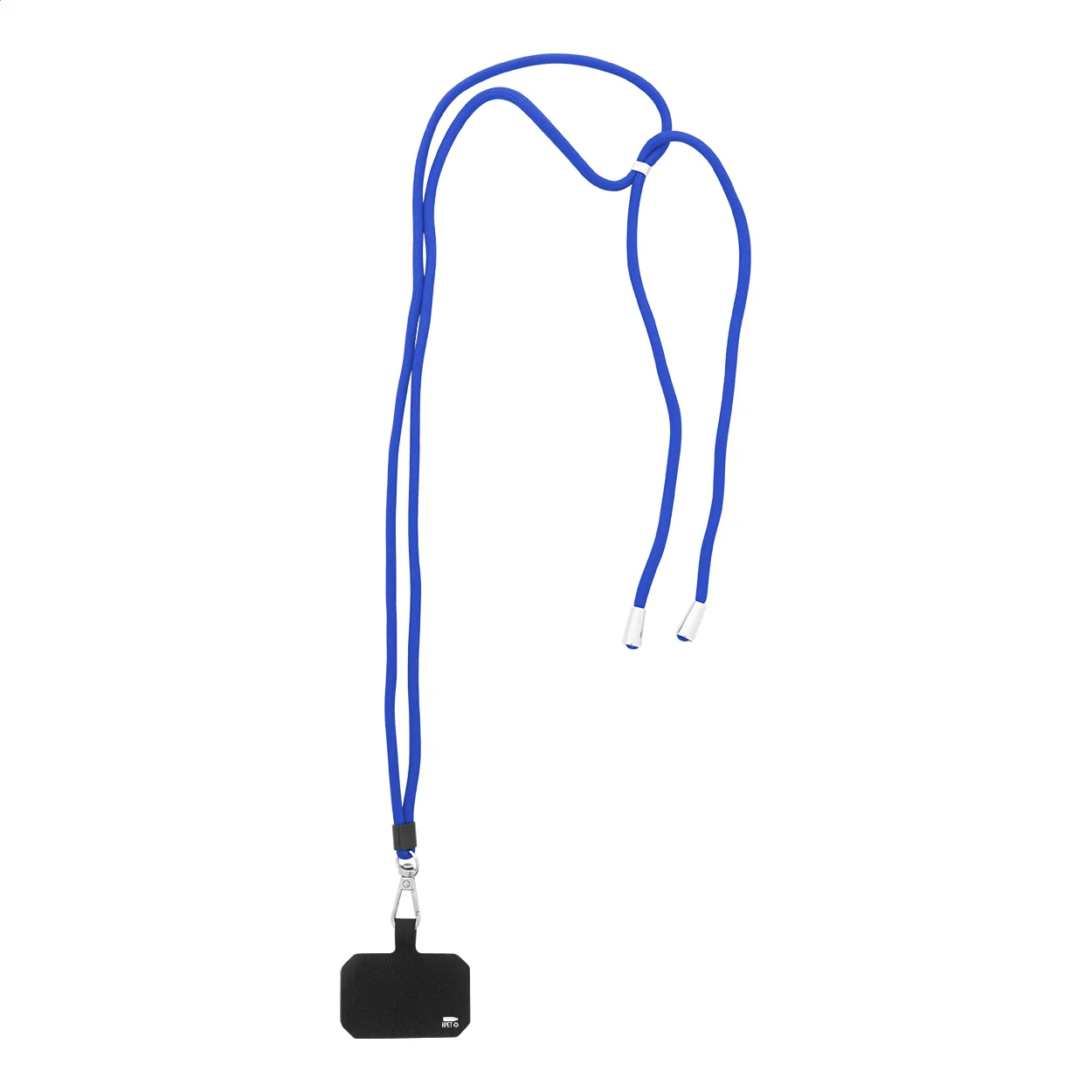 RPET-Handyhalter-Lanyard Corphon, blau – Bild 2