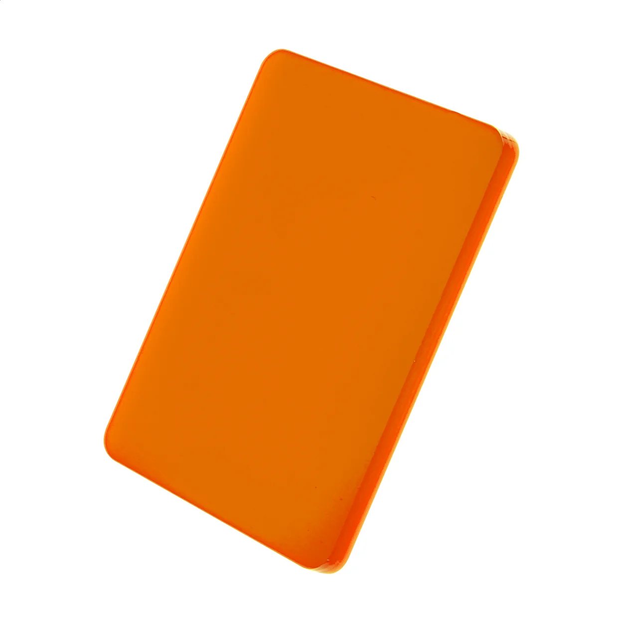 Schlüsselanhänger CreaFob in Sonderform, orange – Bild 2