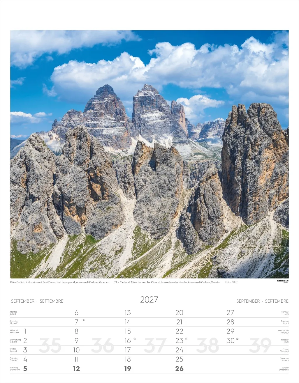Alpen Wandkalender 2027 – Bild 10