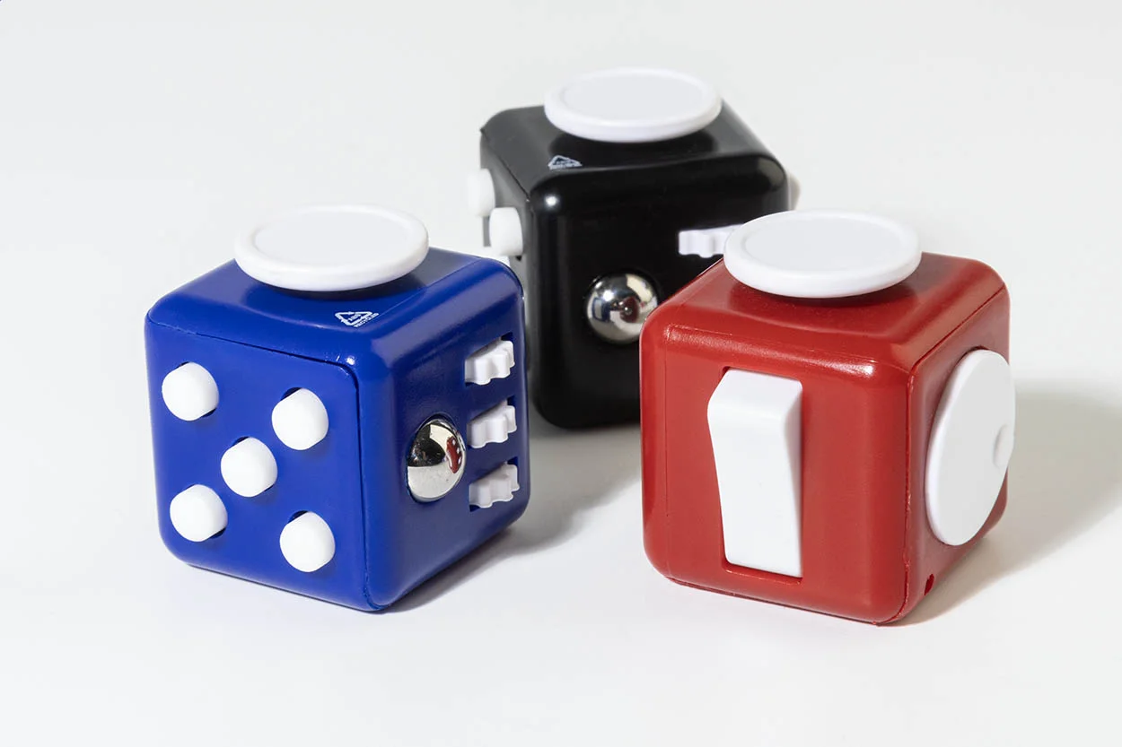 RABS Antistress-Fidget-Würfel ChillSix, blau – Bild 6