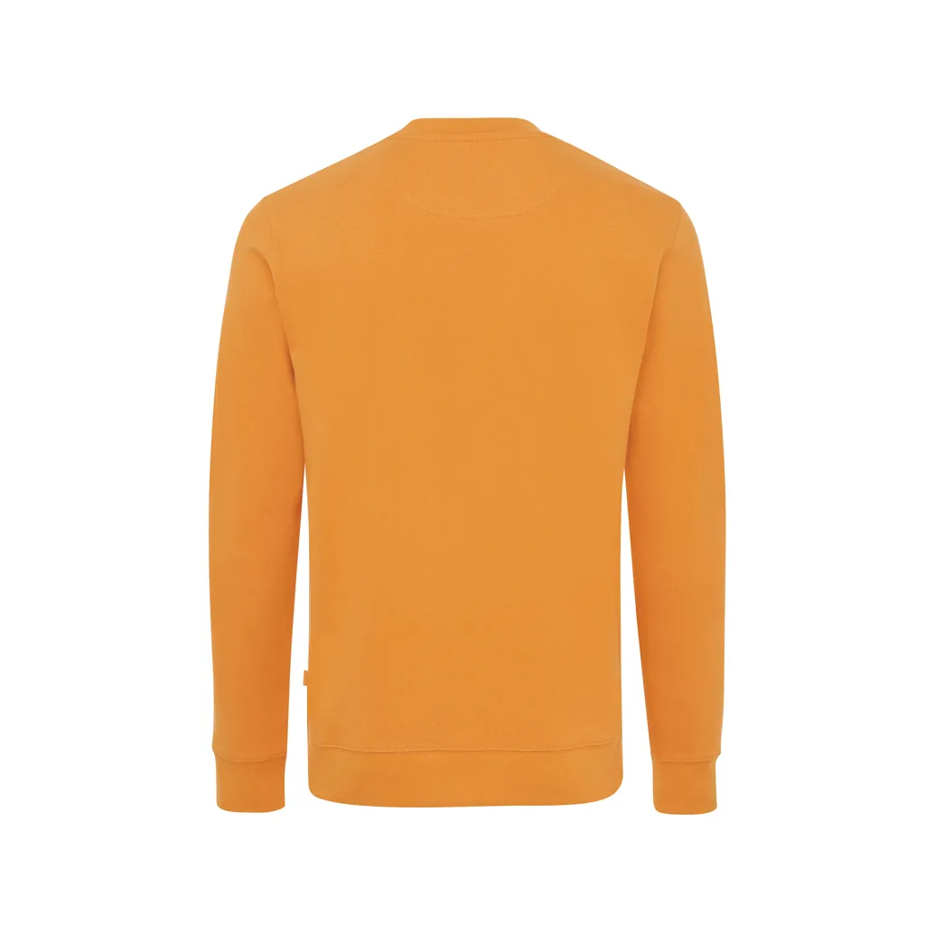 IQONIQ Zion Rundhals-Sweater aus recycelter Baumwolle, sundial orange – Bild 2