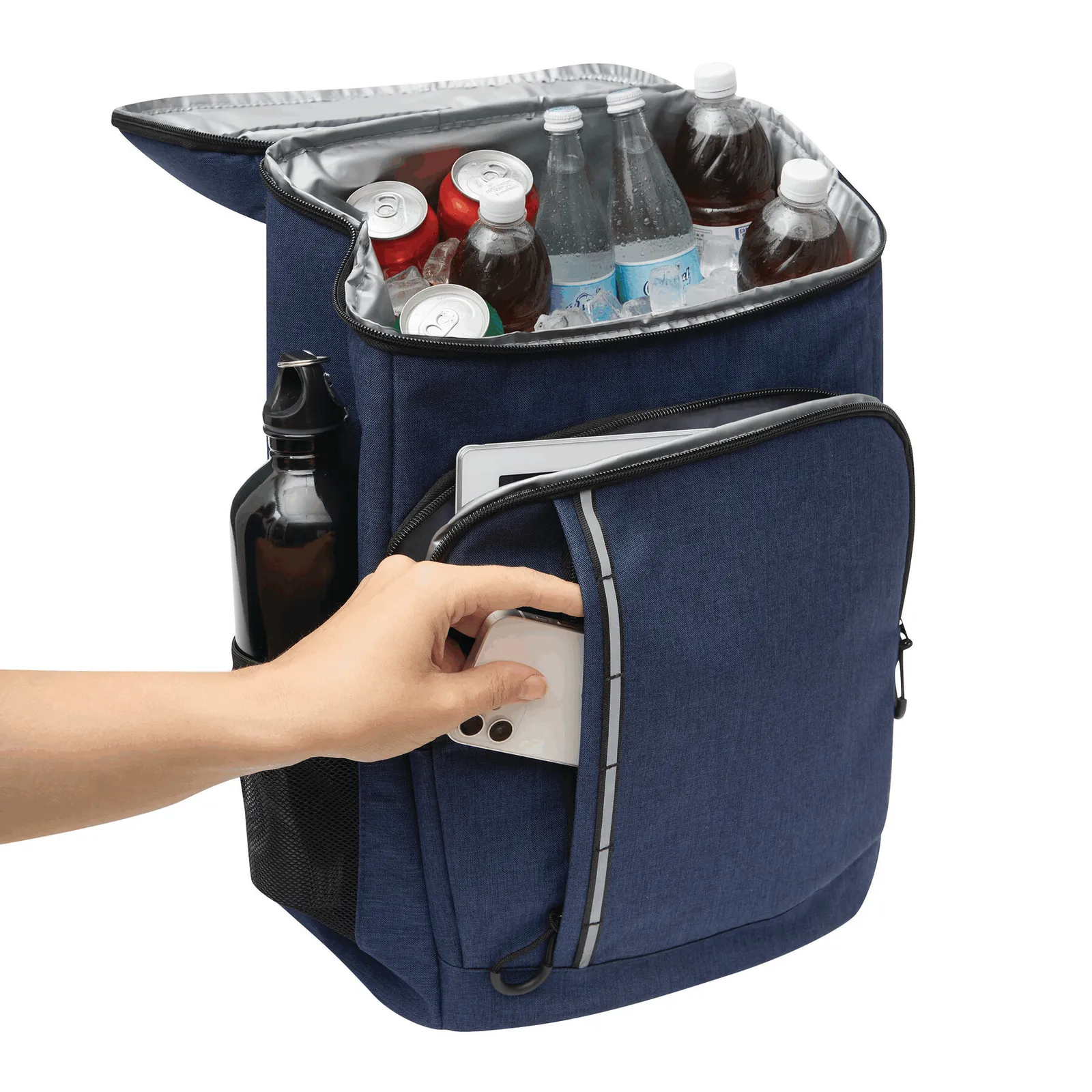 YUKON - Kühlrucksack, blau – Bild 14