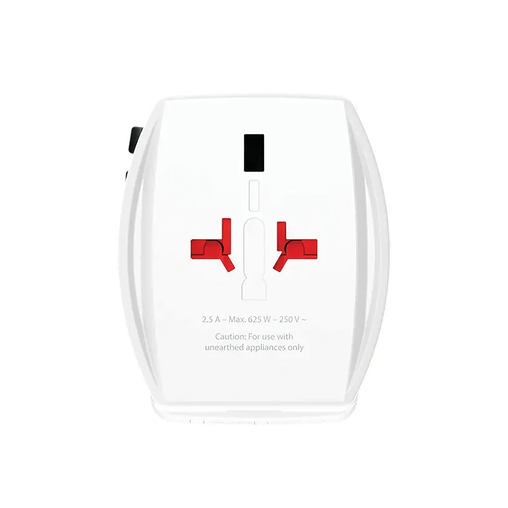 SKROSS World Travel Adapter MUV 65W PD mit USB-C-Kabel, weiß – Bild 5