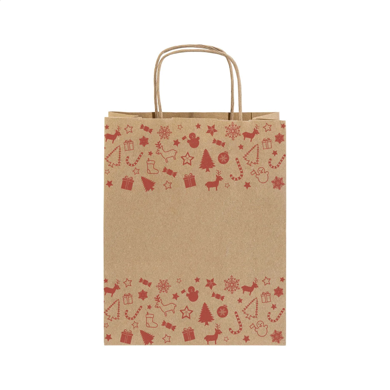 Weihnachtsgeschenktasche Julegave S, klein, natur – Bild 3