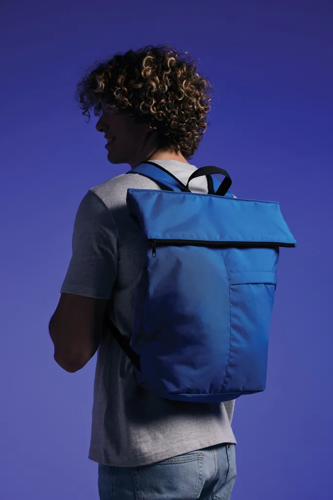 Dillon AWARE™ RPET faltbarer Lightweight-Rucksack, Königsblau – Bild 8