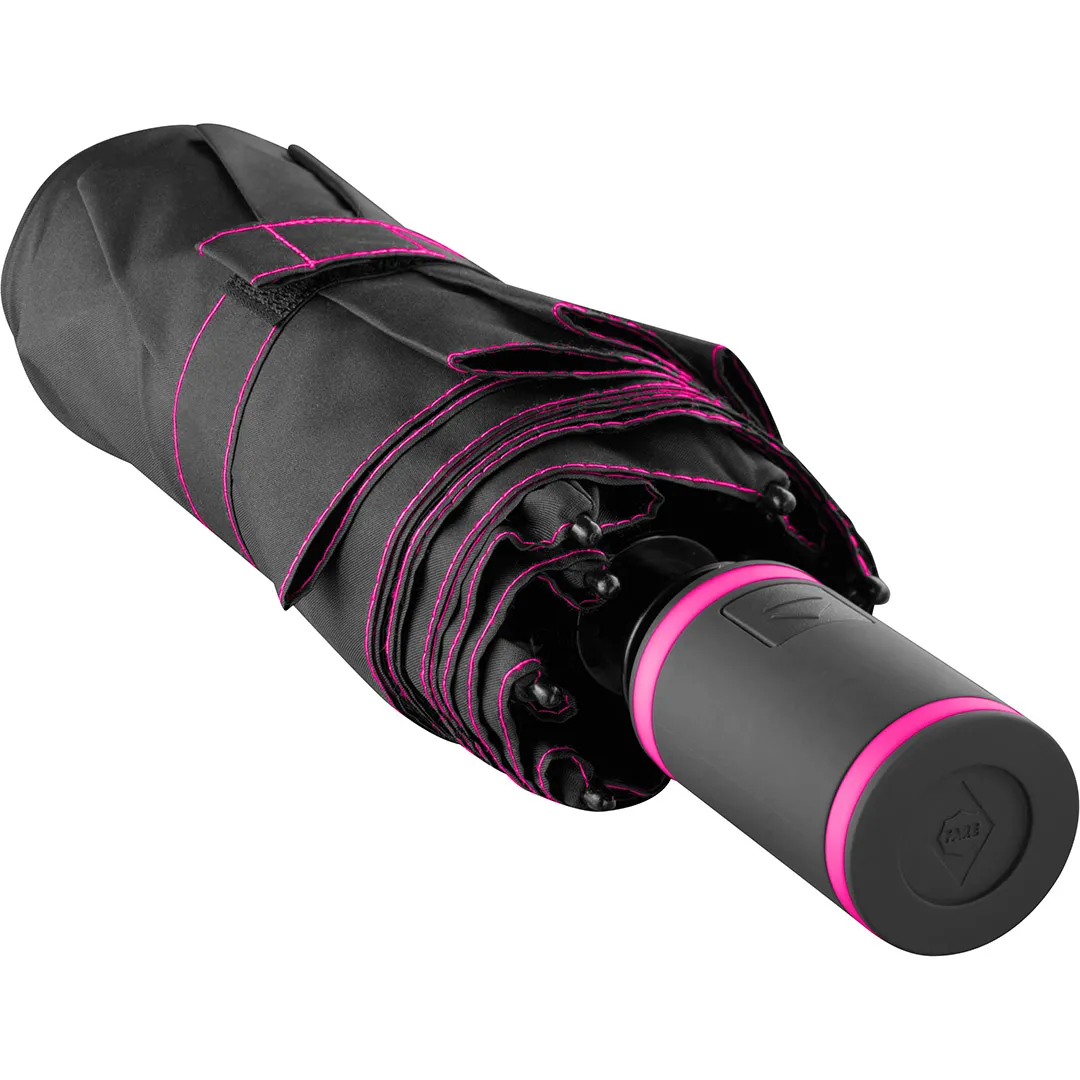Taschenschirm FARE® AOC Mini Style, schwarz-magenta – Bild 7