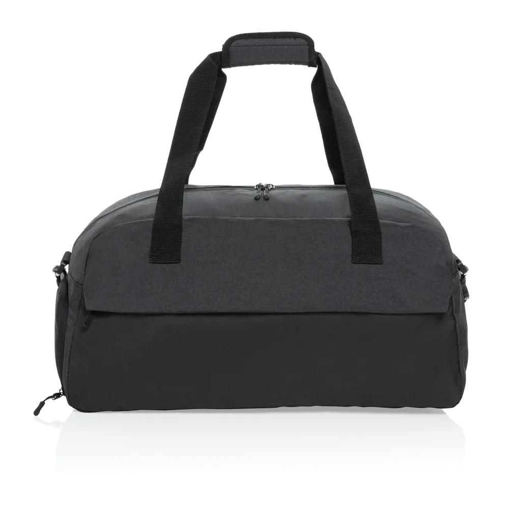Kazu AWARE™ RPET Weekend-Duffel-Bag, schwarz – Bild 2