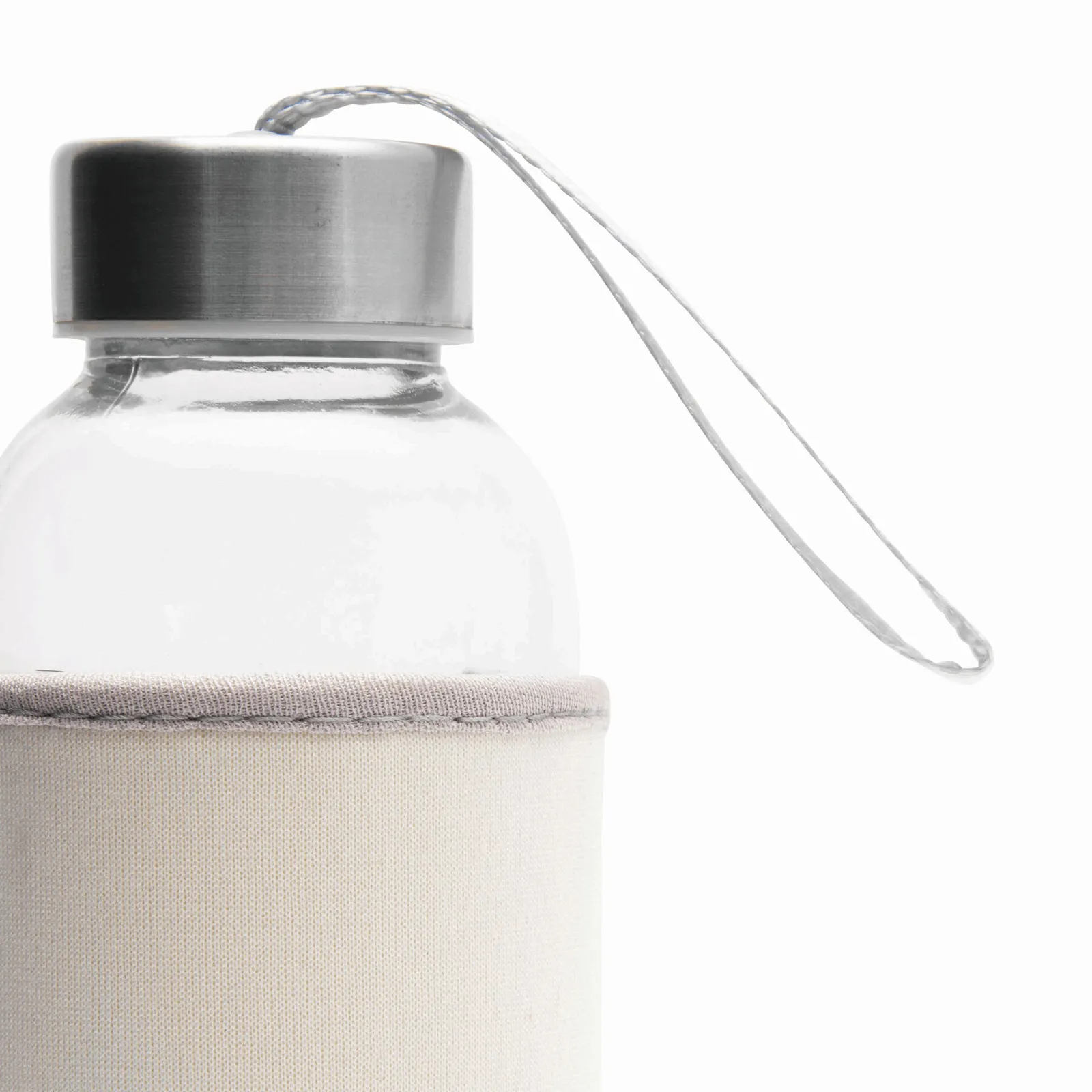 TAKE WELL - Glas-Flasche, transparent, weiß – Bild 3