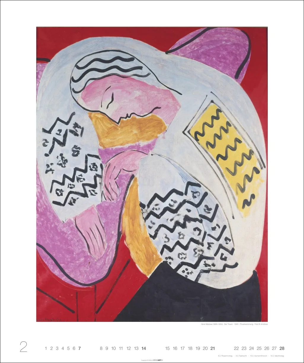 Henri Matisse Edition Wandkalender 2027 – Bild 3