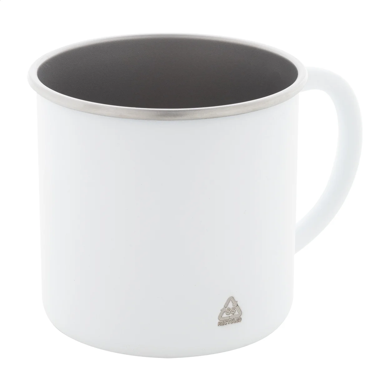 Tasse Hossa aus recyceltem Edelstahl, weiß – Bild 4