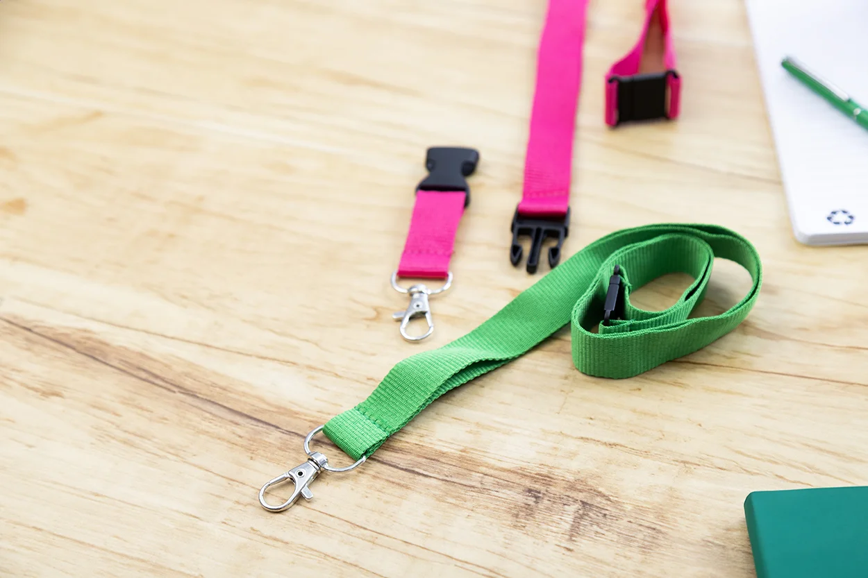 Lanyard Revent aus RPET, grün – Bild 3