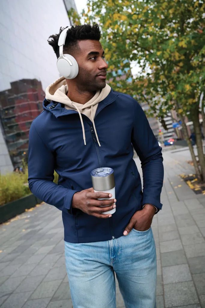 Soundpro ANC Kopfhörer aus RCS rec. Kunststoff, weiß – Bild 5
