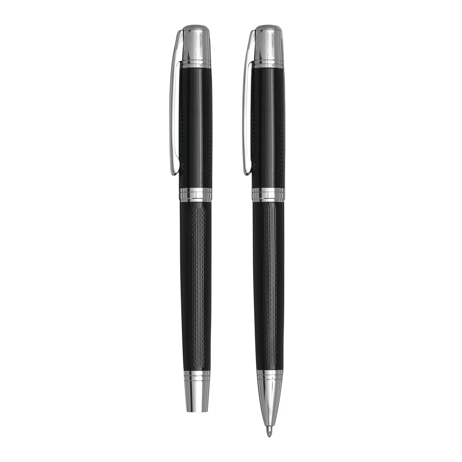MANZONI - Schreibset schwarz, silber, schwarz, silber – Bild 3