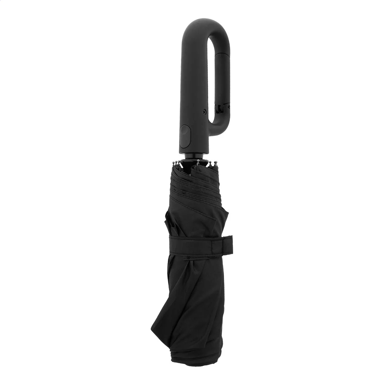 RPET Taschenschirm Carabell, schwarz – Bild 5