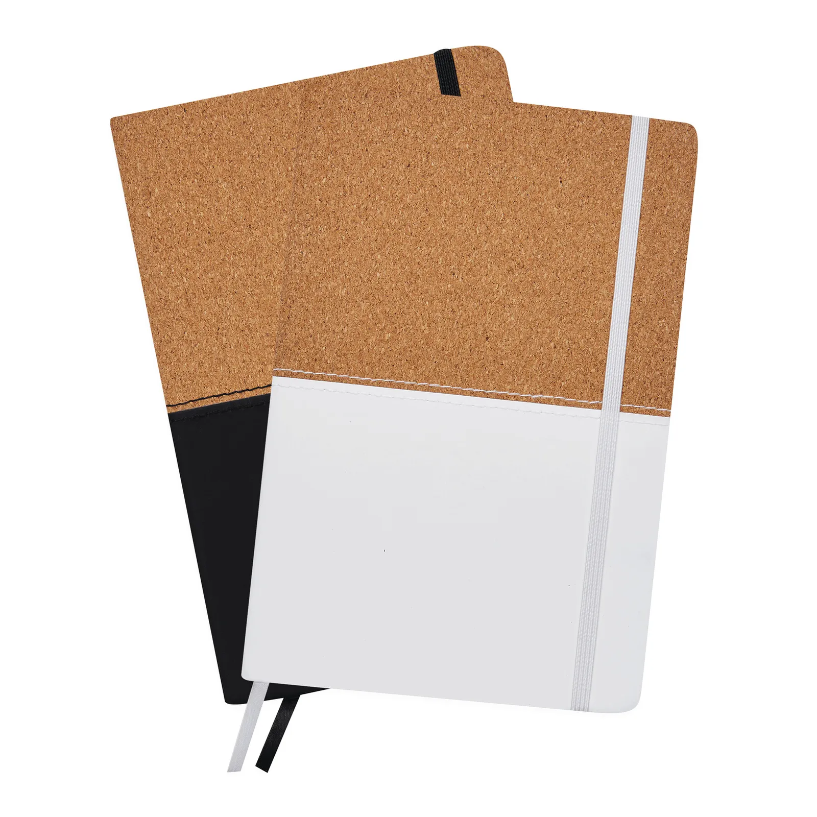 CORKY - Notizbuch im DIN-A5-Format, braun, weiß – Bild 5