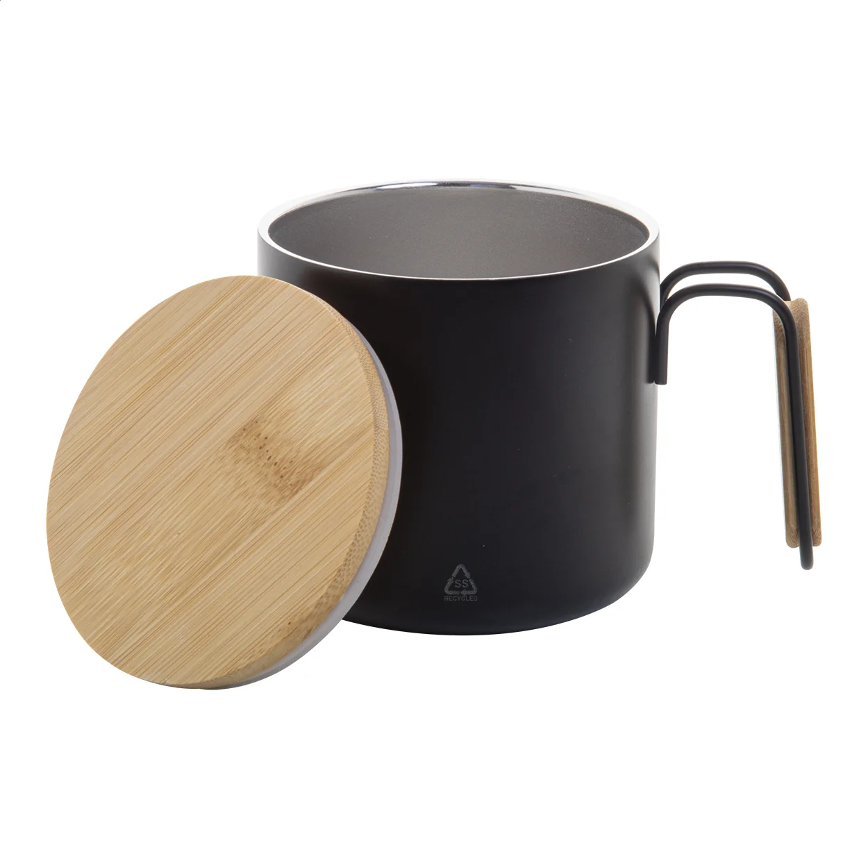 Thermobecher Graboo, schwarz – Bild 4