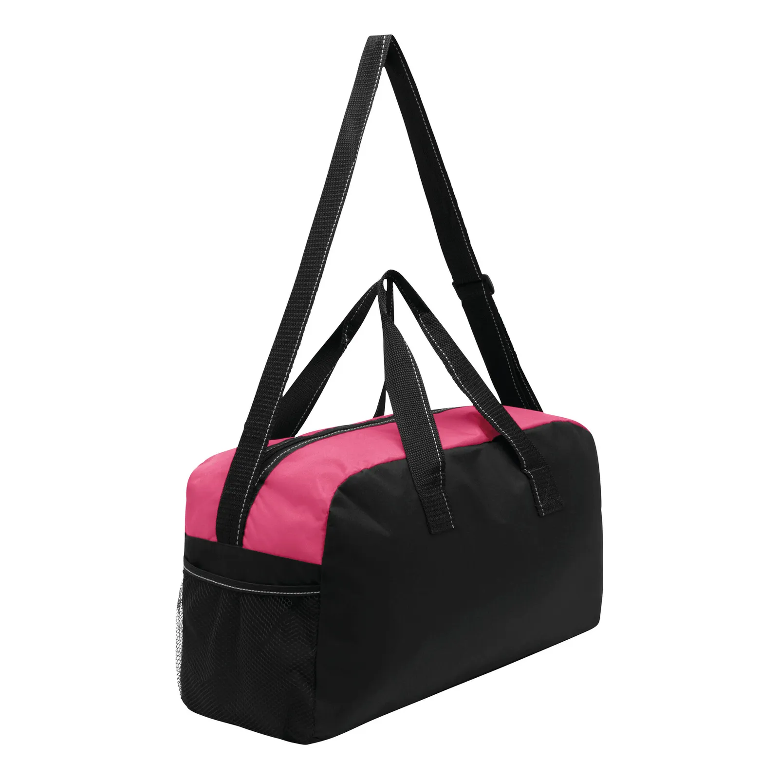 FITNESS - Sporttasche, pink, schwarz – Bild 2