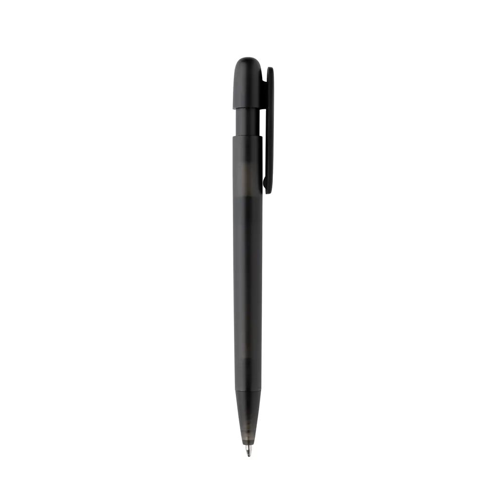 Devin transparenter Stift aus GRS zertifiziertem rABS, schwarz – Bild 2