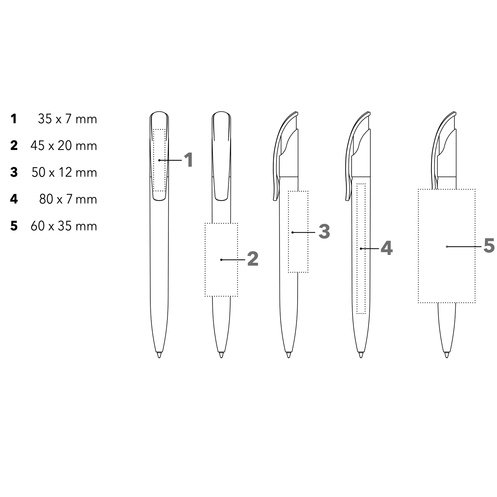 Challenger Polished Druckkugelschreiber, Grau 445 – Bild 2