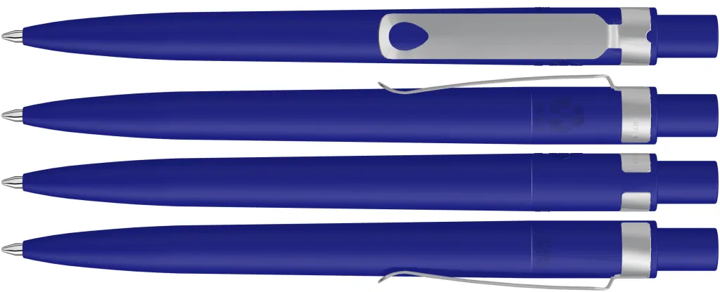 RECYCLED PET PEN CORE F Druckkugelschreiber dunkelblau, dunkelblau – Bild 2