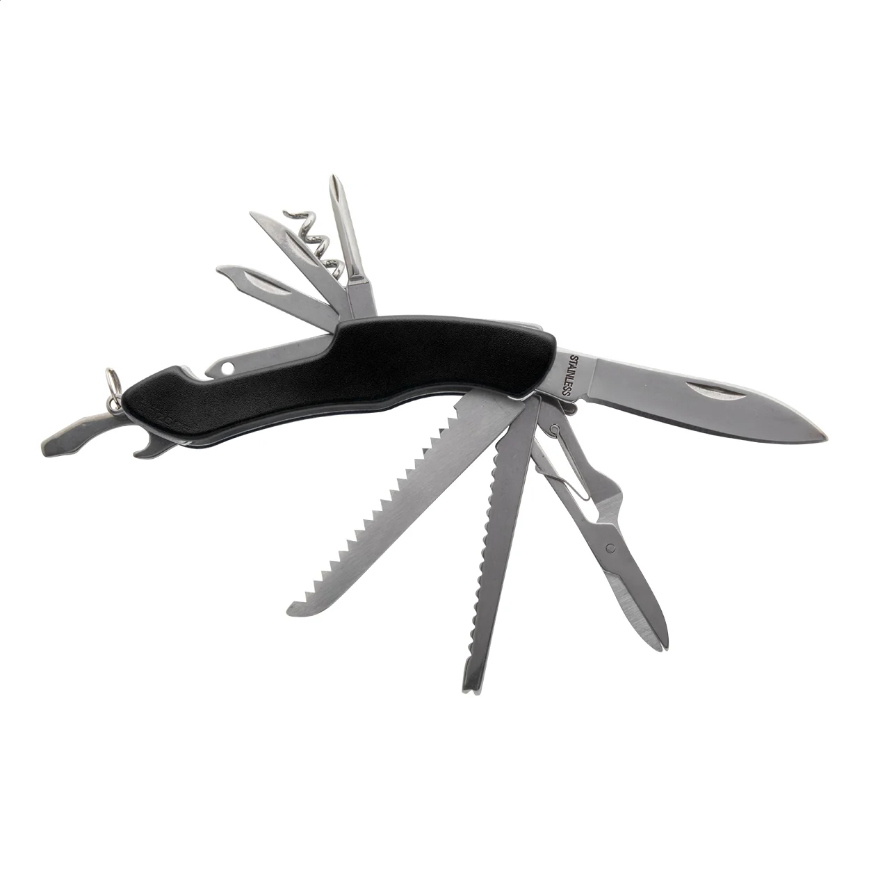 Multifunktions-Taschenmesser Breithorn, schwarz – Bild 3