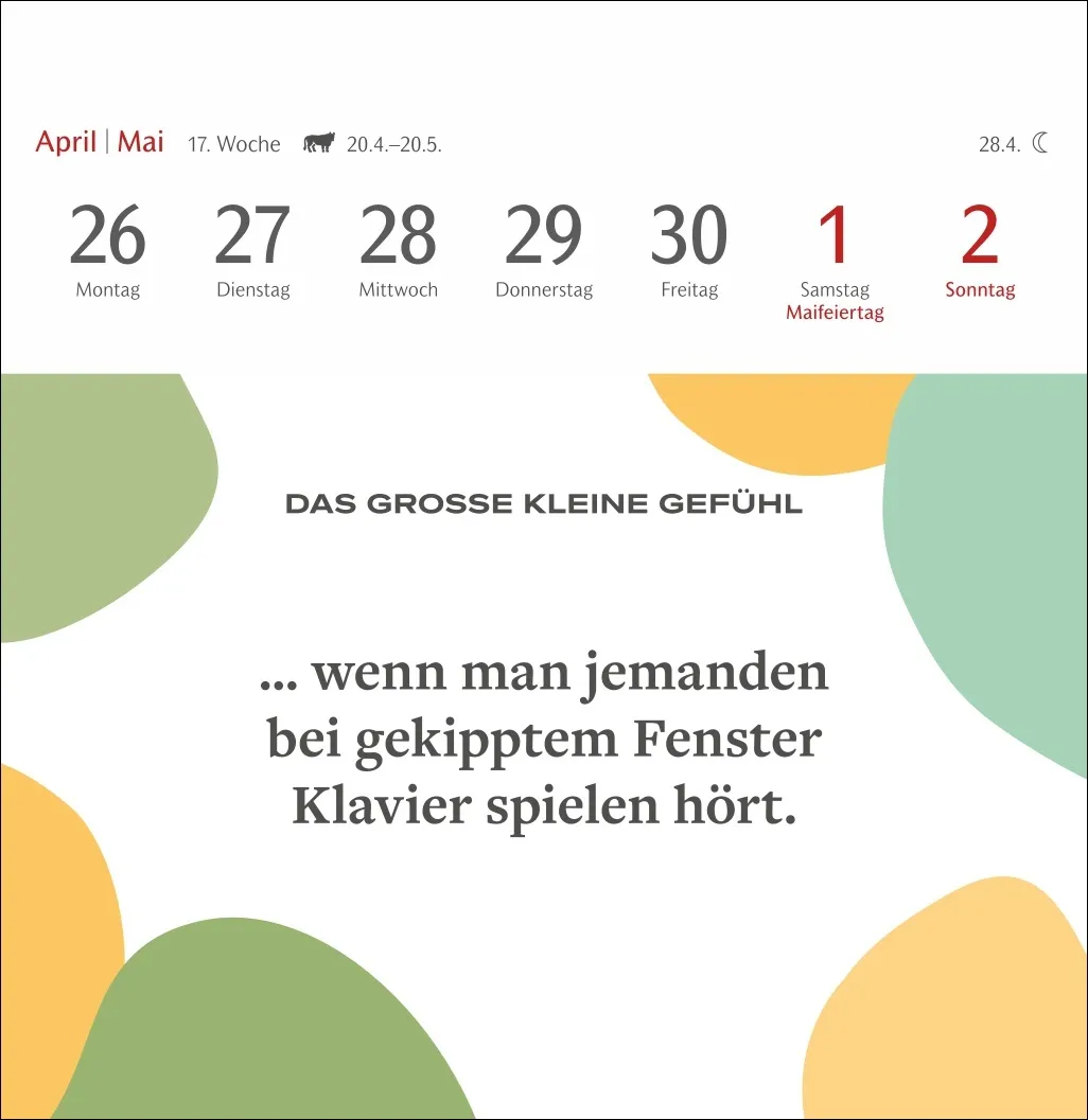 Das große kleine Gefühl Premium-Postkartenkalender 2027 – Bild 5