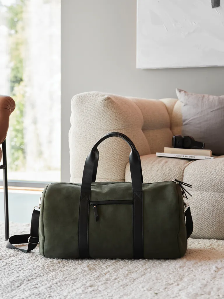 VINGA Marlow Wochenendtasche RCS aus recyceltem Polyester, grün – Bild 6