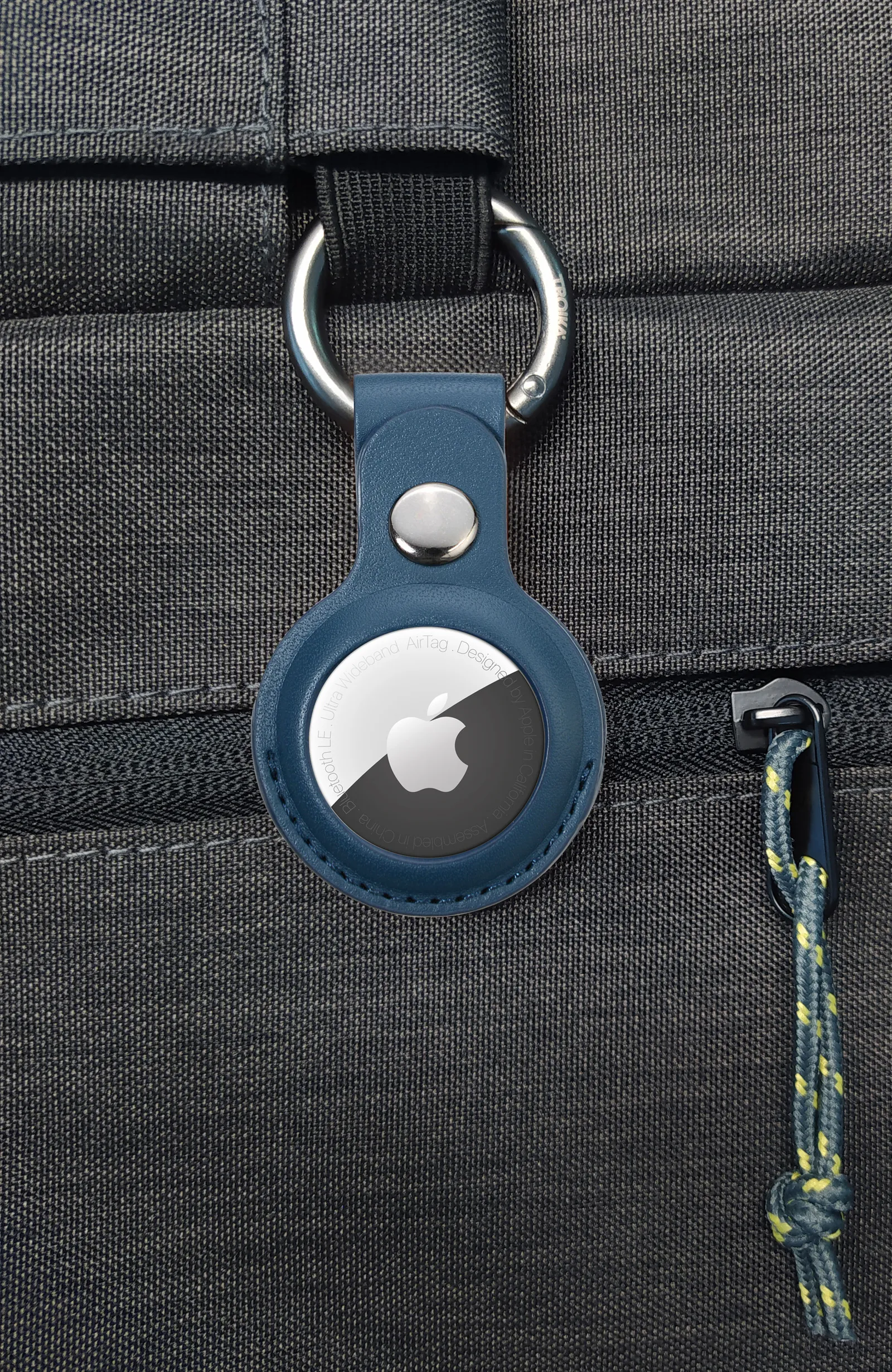 Schlüsselanhänger AIRTAG COVER dunkelblau/gunmetal, dunkelblau/gunmetal – Bild 3