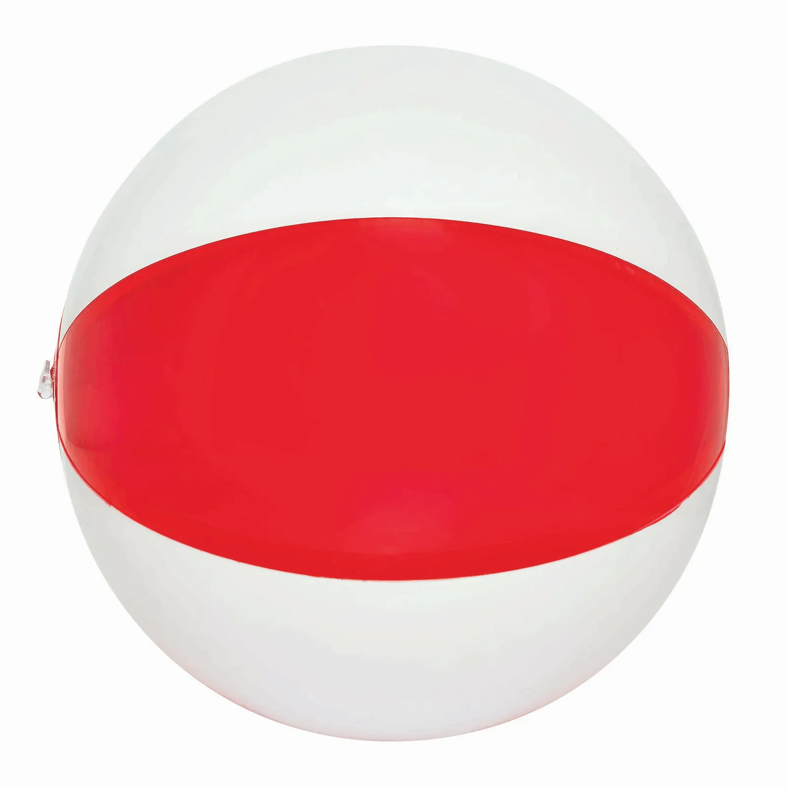 OCEAN - Strandball, transparent rot, weiß – Bild 3