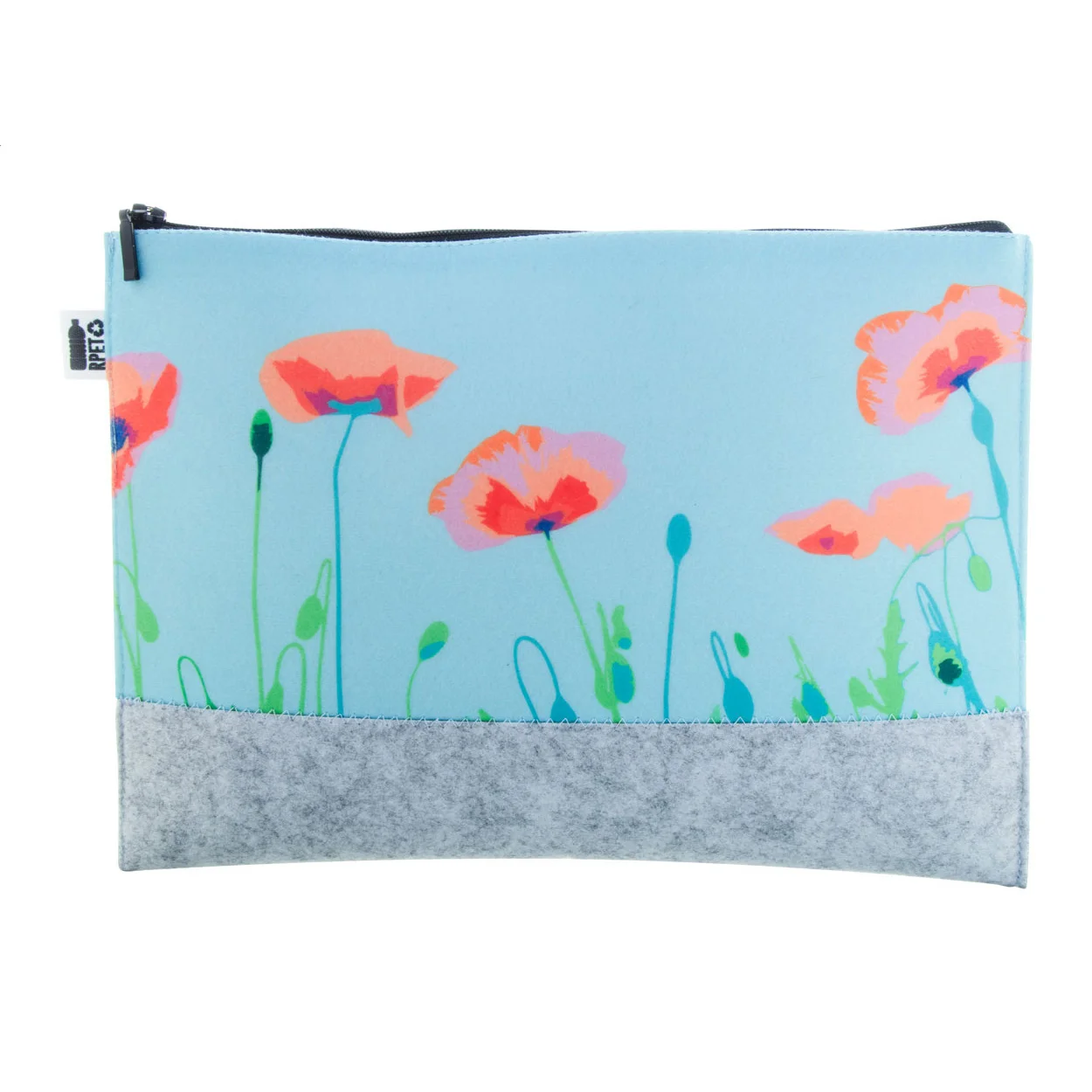 Individuelle Kosmetiktasche CreaFelt Beauty L, weiß, grau – Bild 4