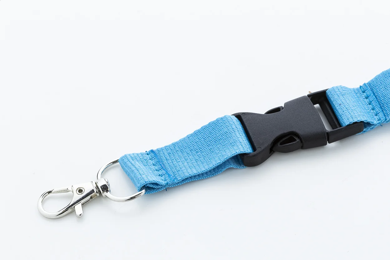 Lanyard Revent Plus aus RPET, hellblau – Bild 3