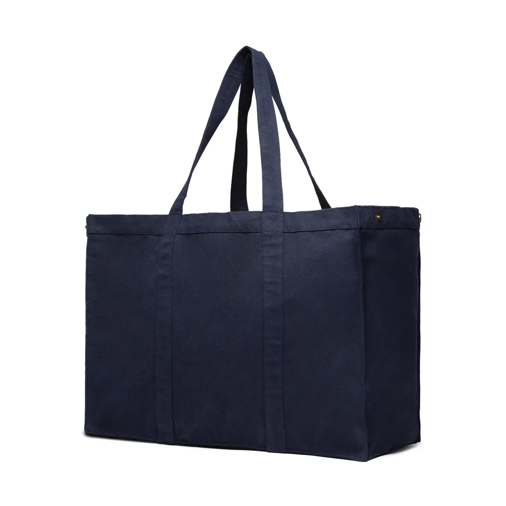 VINGA Hilo AWARE™ Maxi-Tasche aus recyceltem Canvas, navy blau – Bild 2