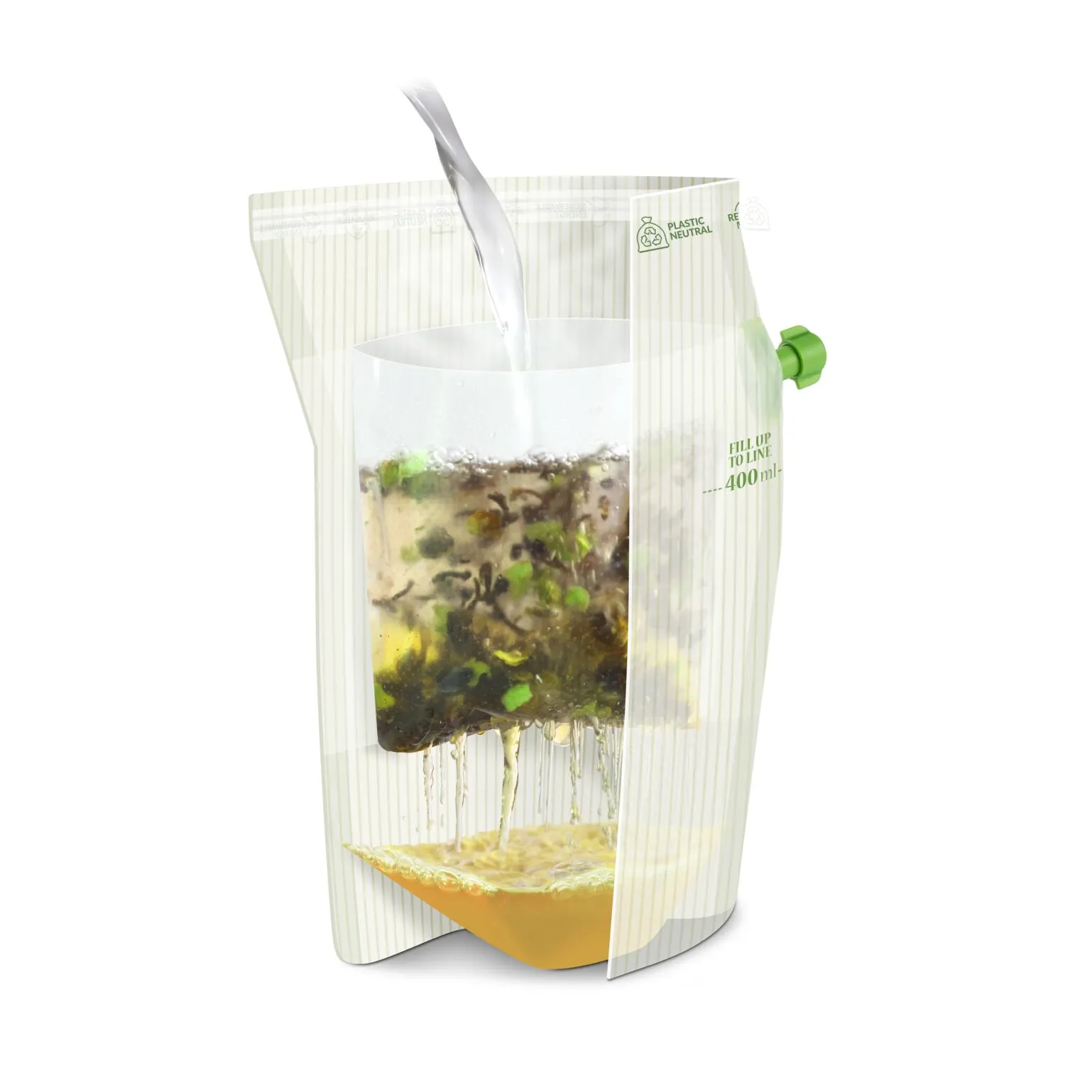 Werbe-Tee Tasty Berry, wiederverwendbarer Brühbeutel, silber – Bild 10