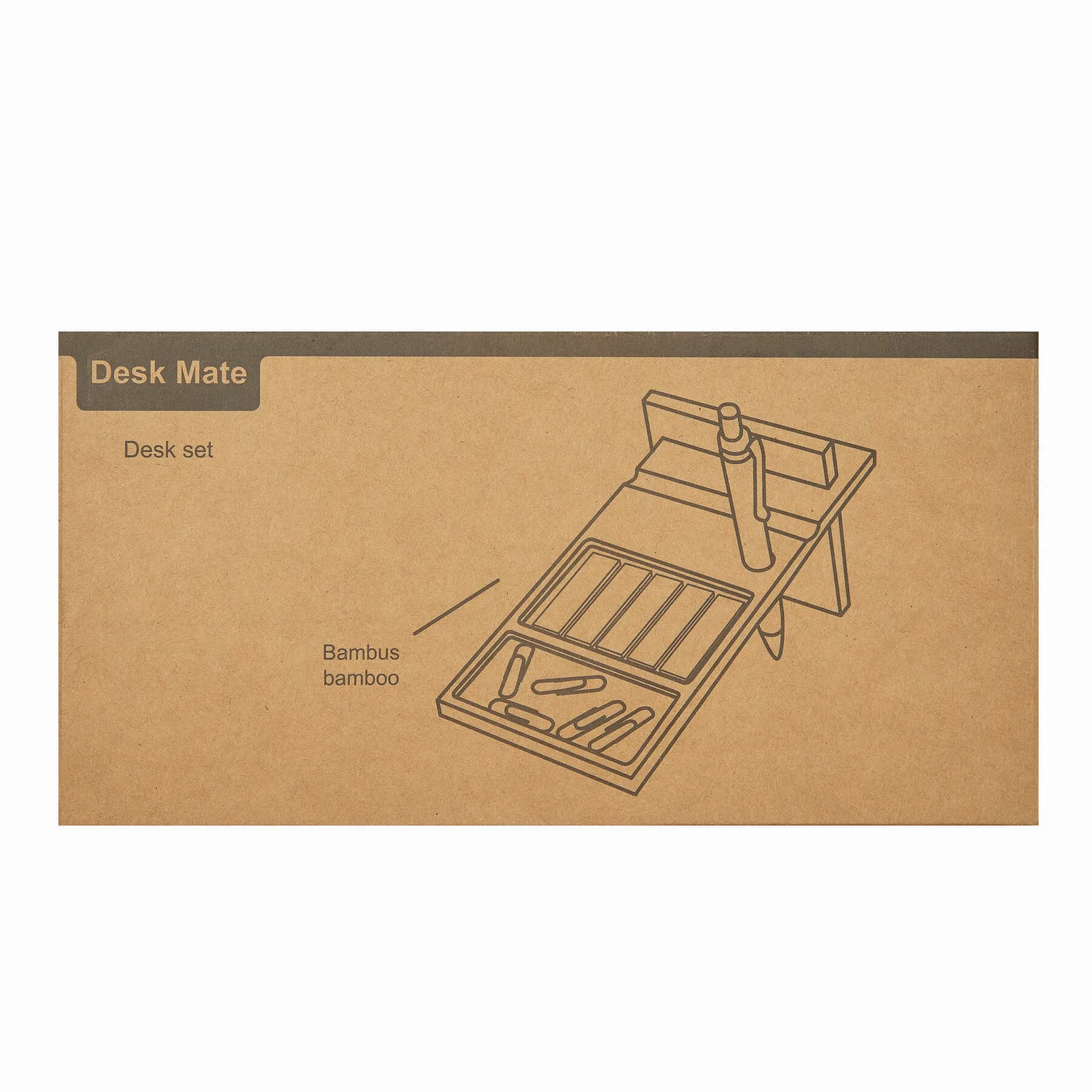 DESK MATE - Schreibtischset braun, braun – Bild 5