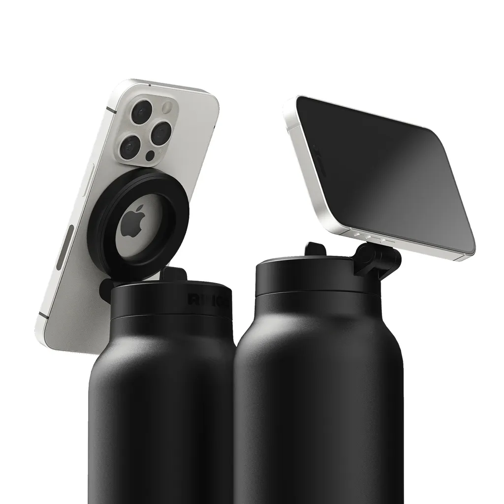 RINGO Pro MagSafe®-Trinkflasche mit magnetischem Ring, schwarz – Bild 3