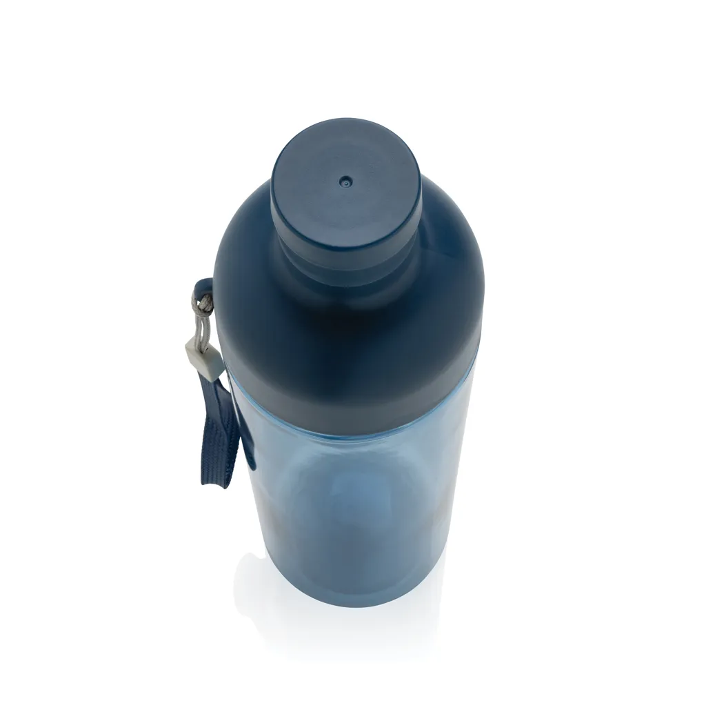 Impact auslaufsichere Wasserflasche aus RCS recyc. PET 600ml, navy blau – Bild 3