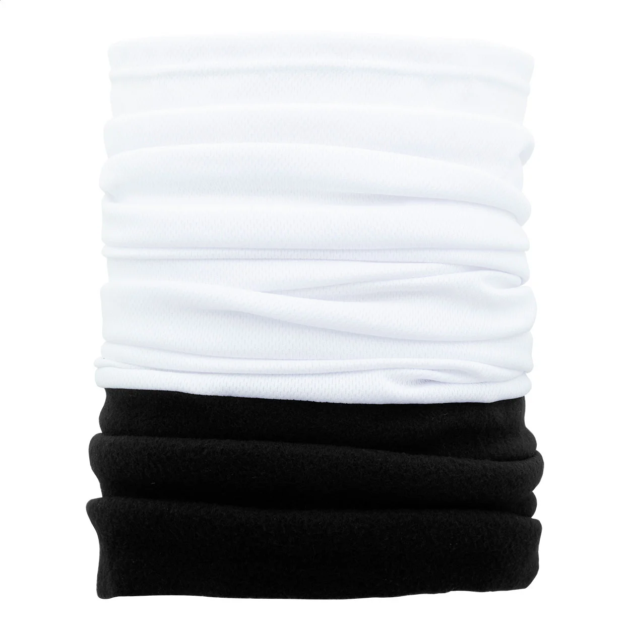 Individueller Multifunktionsschal CreaScarf Winter, schwarz – Bild 2